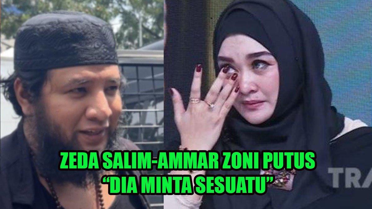 Zeda Salim pilih menjauh dari Ammar Zoni, gara-gara tak bisa menuruti sesuatu yang diminta, apa itu?
