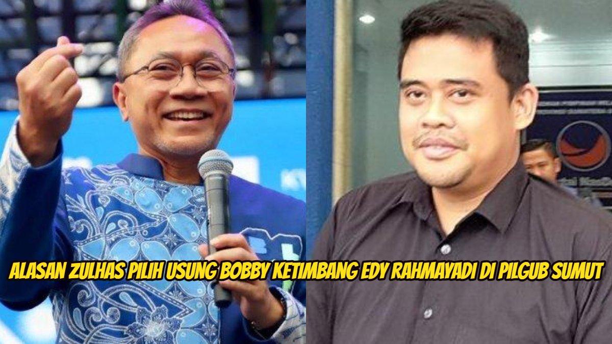 Zulkifli Hasan dan Bobby Nasution