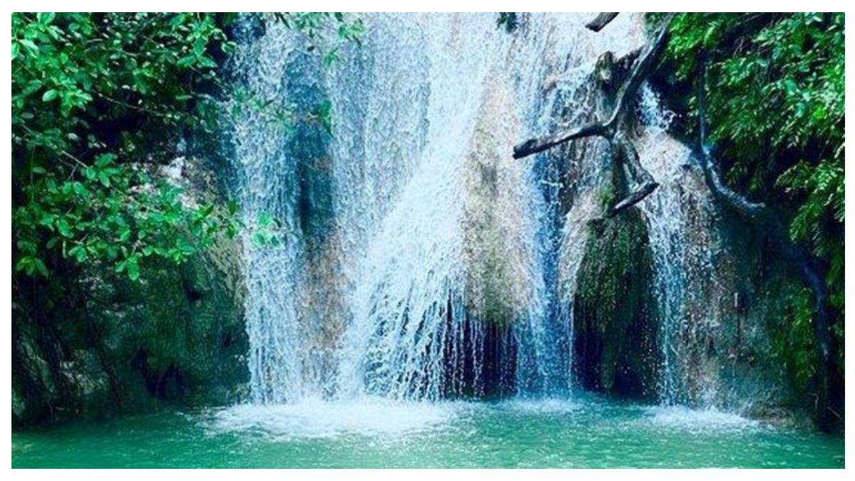 Suasana wisata air hidden gem di Kedung Pengilon, Padukuhan Petung, Kalurahan Bangunjiwo, Kapanewon Kasihan, Kabupaten Bantul, Rabu (22/1/2025)