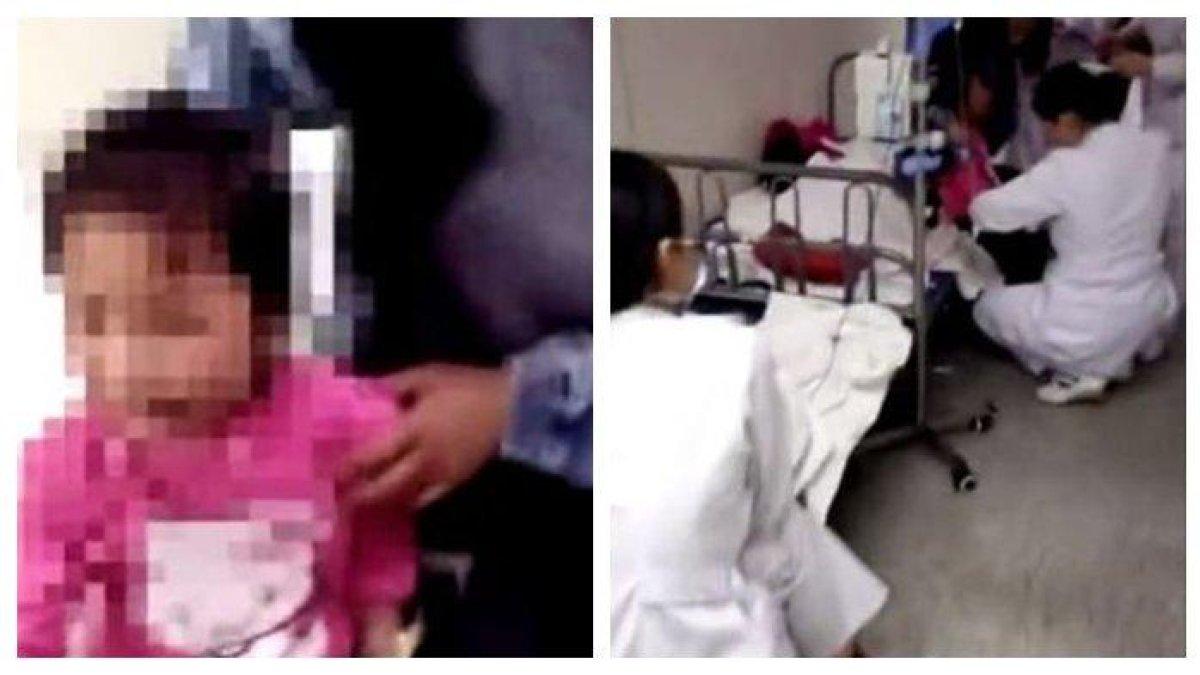 Anak-anak TK mendapatkan perawatan setelah diracun gurunya.