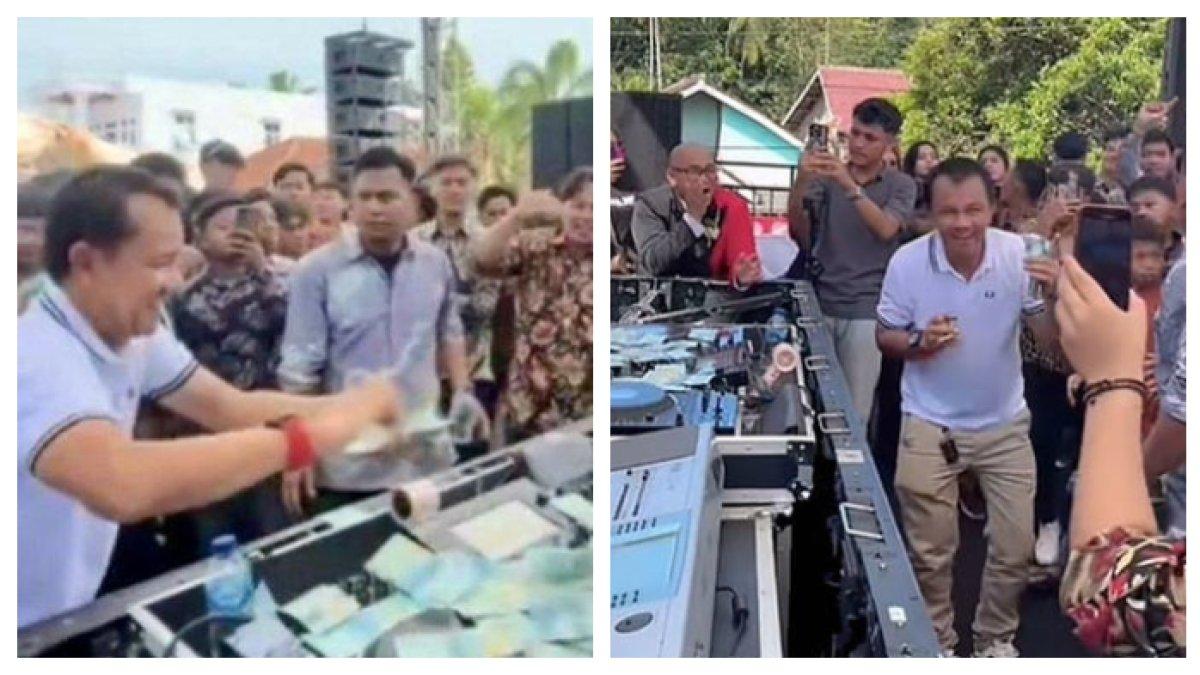 SAWER DJ - Sebuah video yang menampilkan anggota DPRD Lampung Utara, Hatami, tengah menyawer seorang Disk Jockey (DJ) viral di media sosial. Ini sosok Hatami.