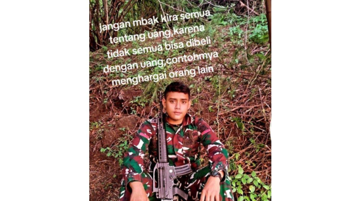 Inilah reaksi anggota TNI membalas sindiran wanita yang menyinggung abdi negara 'tak berduit'