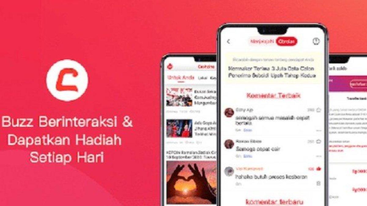 Aplikasi penghasil uang Cashzine