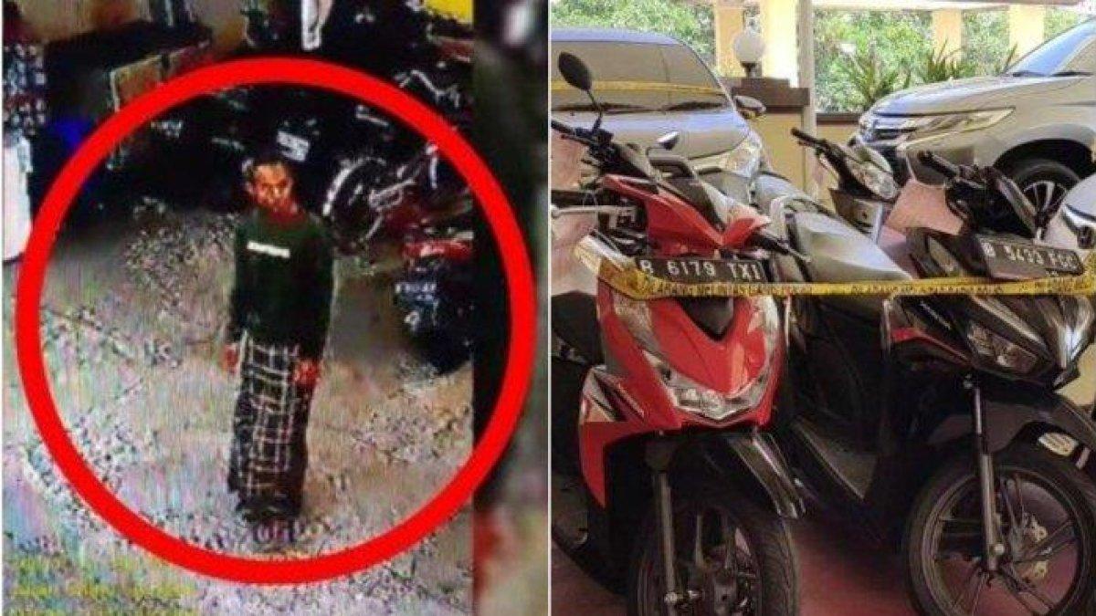 asn kemenkumham curi motor