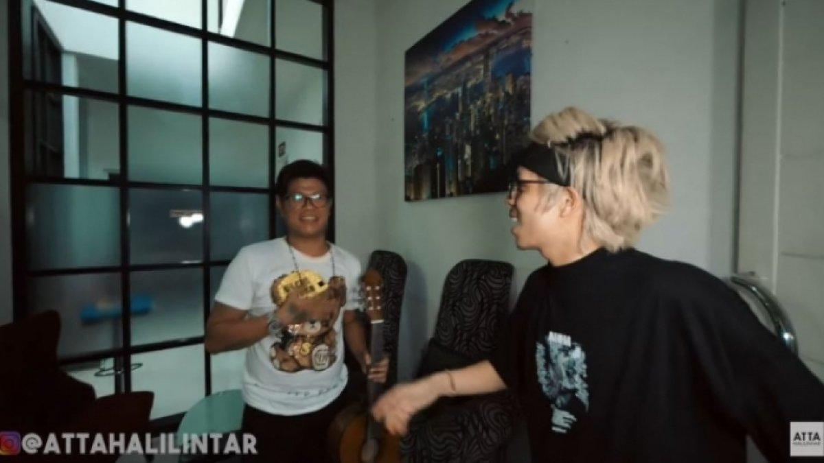Atta Halilintar berkunjung ke rumah mewah milik Andika Kangen Band.