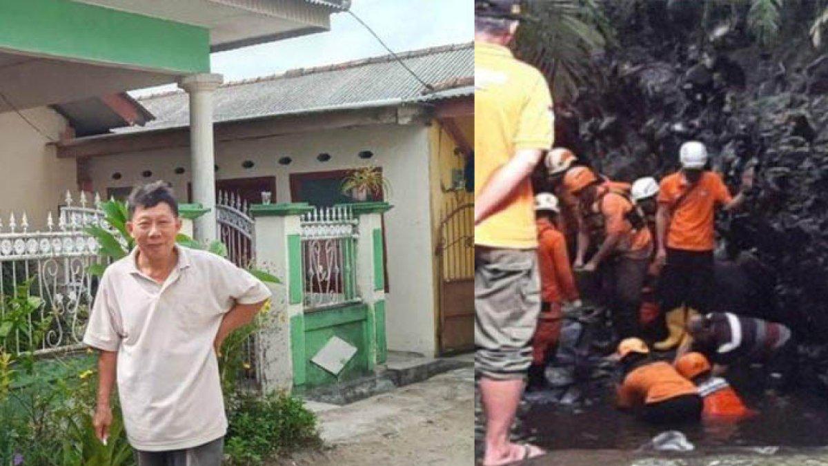 Abdullah (62), ayah Redho Tri Agustian, di kediamannya di Pangkalbalam, Pangkalpinang, Bangka Belitung, Senin (17/7/2023). Kondisi ibu korban stres berat, sering pingsan kepikiran anaknya yang tewas dimutilasi di Sleman.