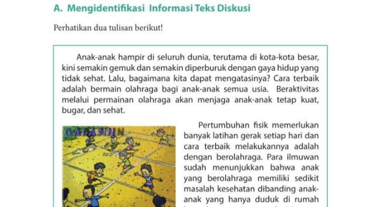 Bahasa Indonesia Kelas 9 Halaman 118 Kegiatan 1 Mengidentifikasi Informasi Teks Diskusi.