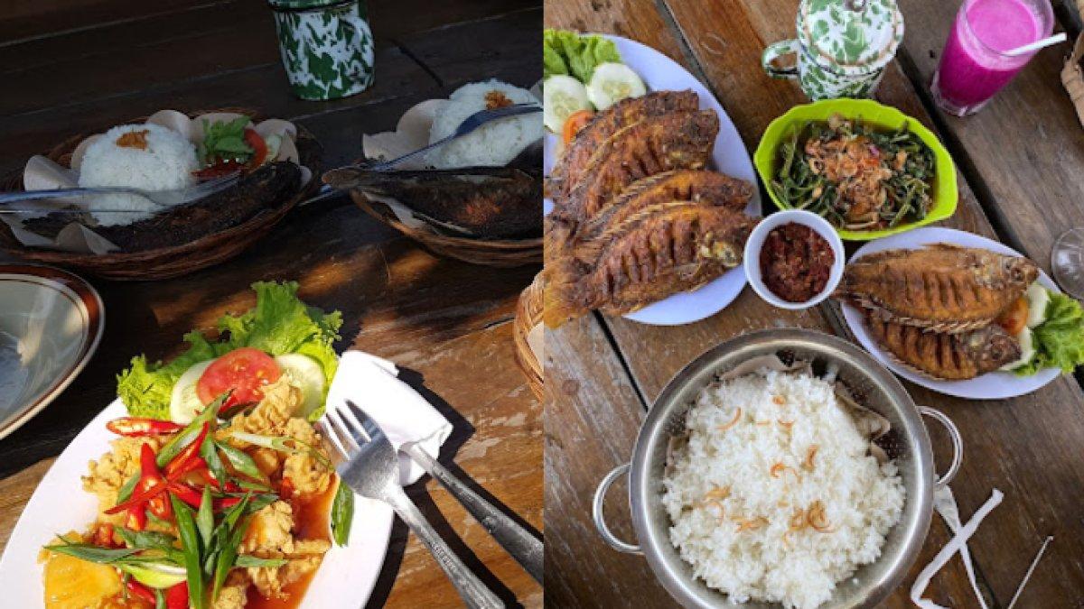 REKOMENDASI RESTORAN KLATEN: Sajian menu yang mengguah selera makan yang ditawarkan Bale Tirto Resto