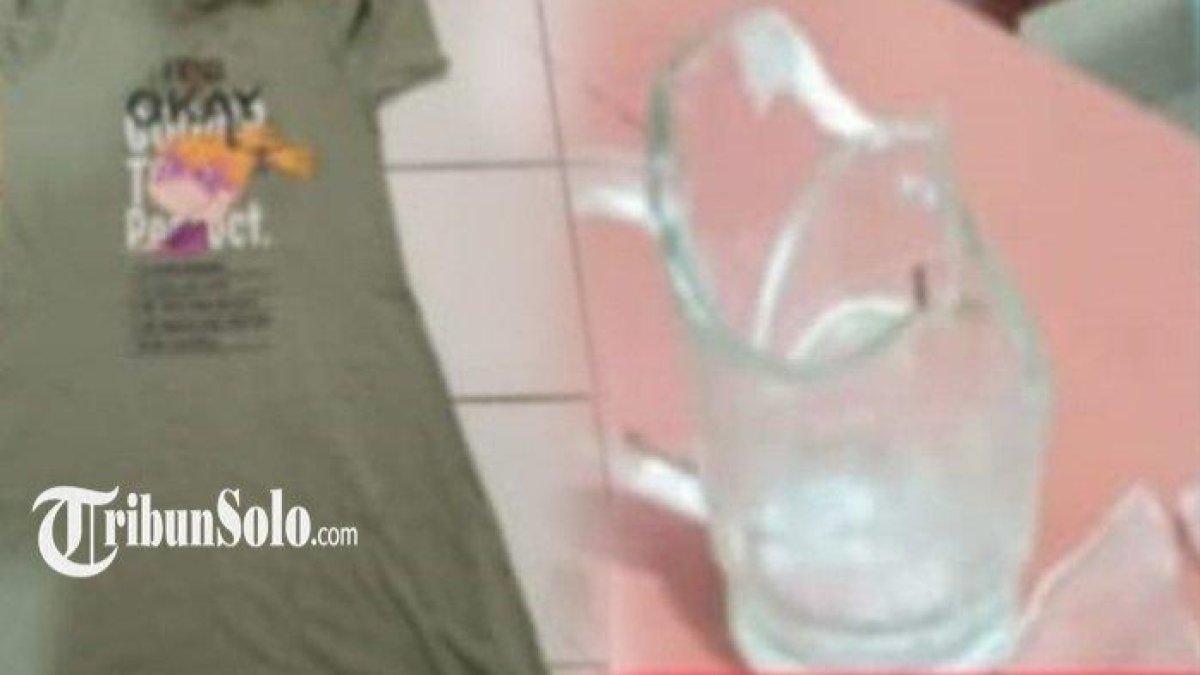 Barang bukti penganiayaan wanita di Sragen