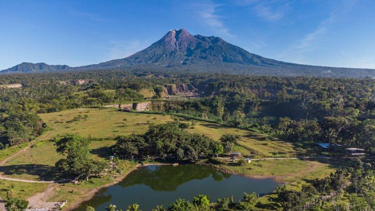 Bendungan Kendalsari atau Karangkendal di Kemalang, Klaten, Jawa Tengah.