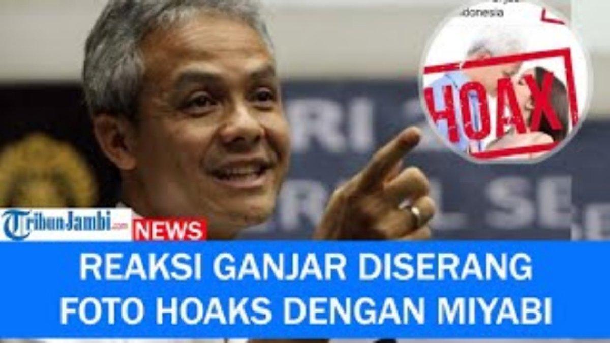 Beredar Foto hoaks Ganjar Pranowo cium dan peluk Miyabi, Ganjar beri respon santai