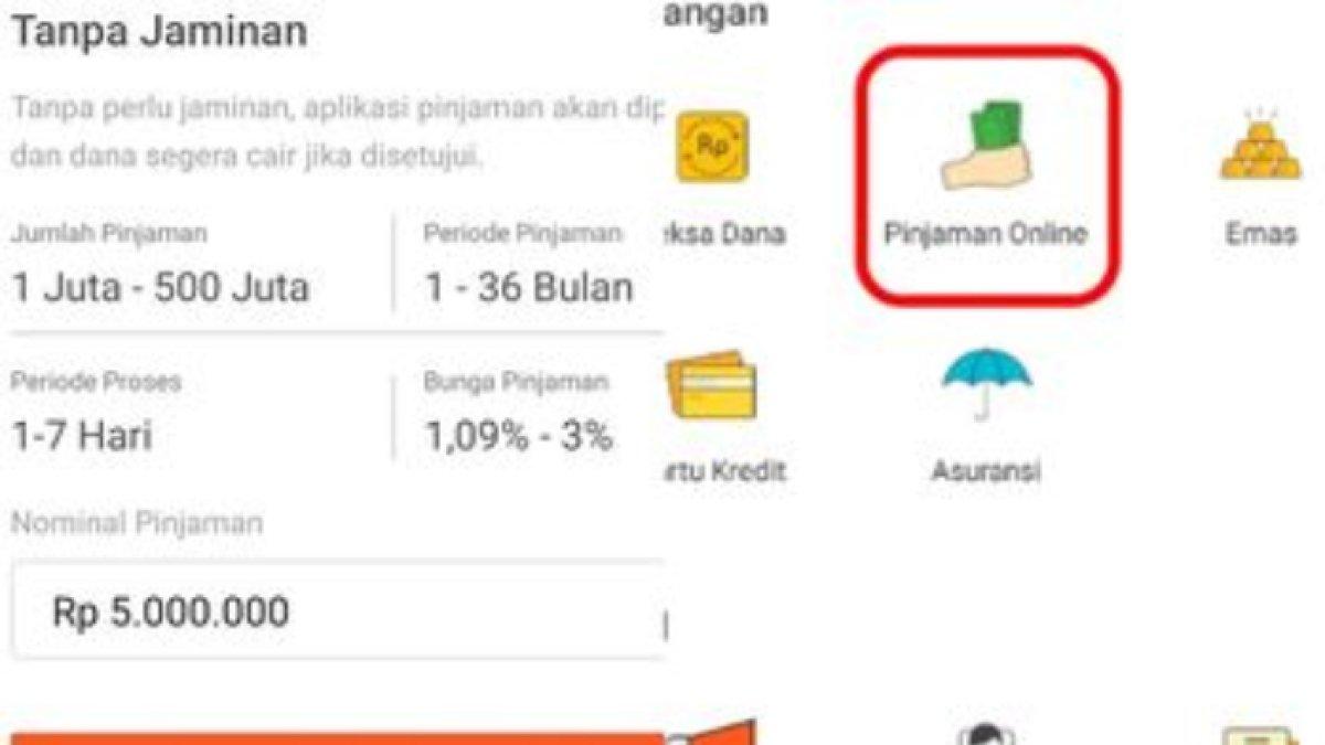 Berikut cara pinjam uang via aplikasi Tokopedia, dijamin praktis, dalam hitungan menit autocair.