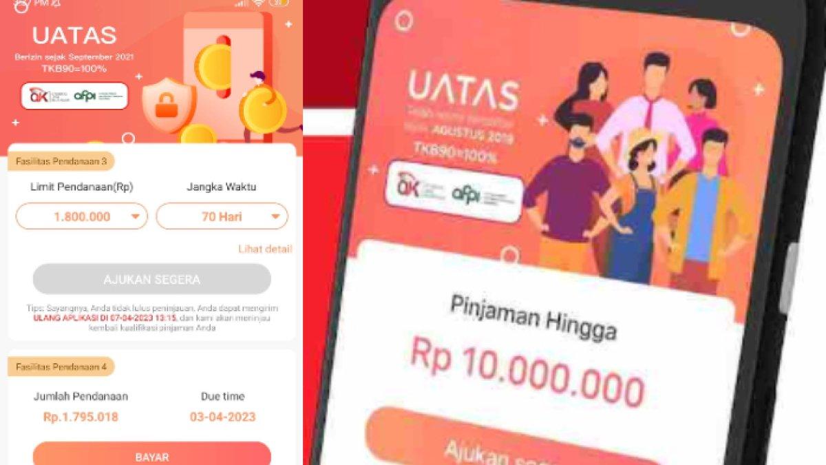Berikut cara pinjam uang via aplikasi UATAS, 10 menit langsung cair, syarat mudah dan bunga rendah, cocok untuk UMKM