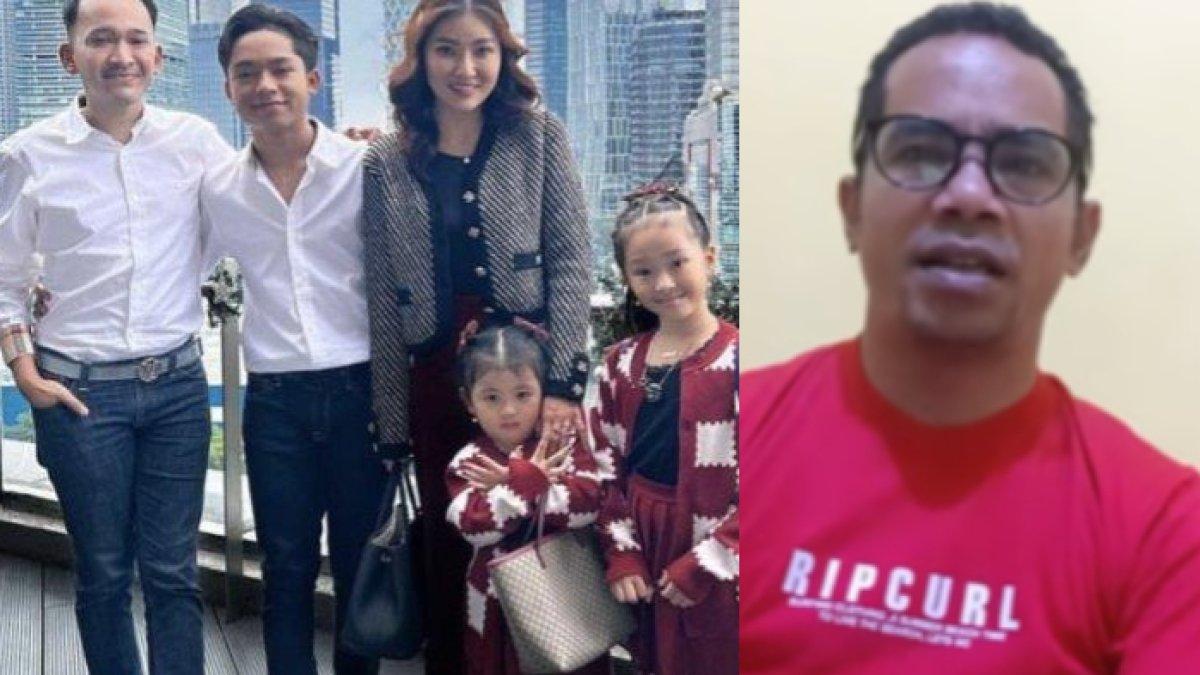 Betrand Peto dan ayah kandung, Ferdy Peto saat merayakan Natal secara terpisah.
