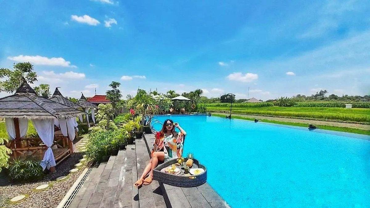 OBYEK WISATA KLATEN: Suasana infinity pool yang dihadirkan di Candramaya Pool & Resort