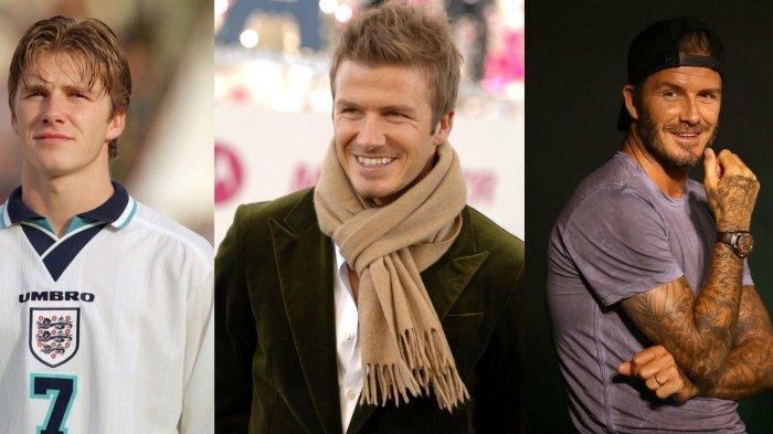 Perubahan wajah David Beckham dari masa ke masa