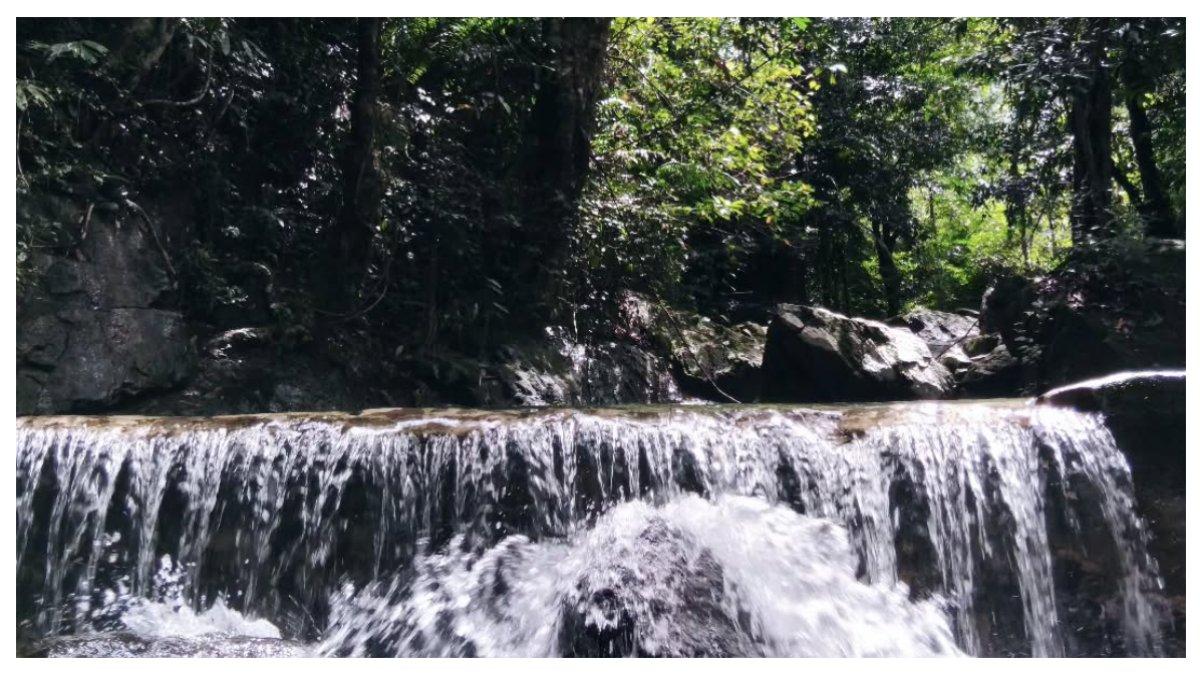 Segar sekali aliran air sungai di dayo ai