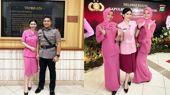 Dinikahi polisi, Rica Andriani cantik jadi ibu Bhayangkari