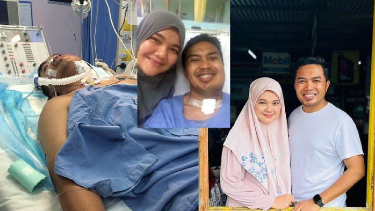 Intip perjuangan TikToker ini dalam menghadapi tumor ganasnya hingga sakaratul maut, sang istri tetap setia menemani meski telah bangkrut.