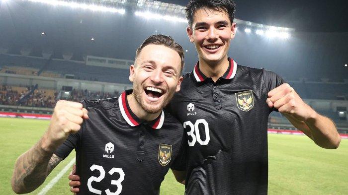 Duo pemain penting Timnas Indonesia Marc Klok dan Elkan Baggot.