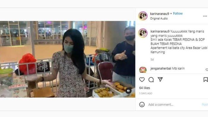 Epy Kusnandar temani istri jual takjil