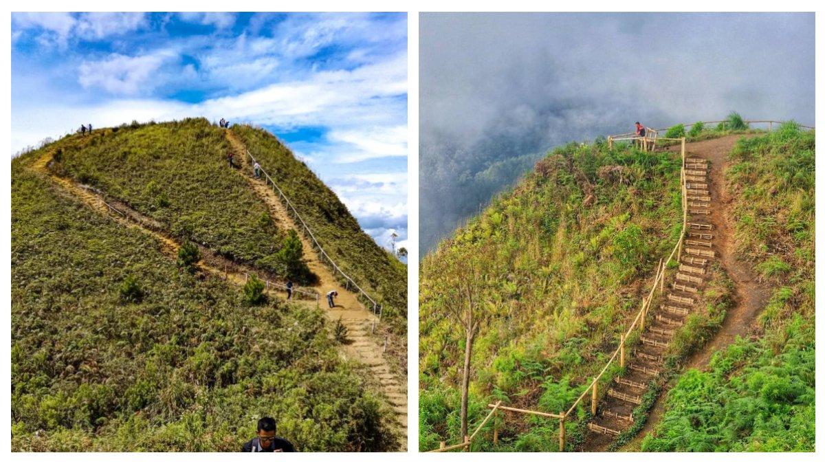Jalur trekking di Bukit Gajah Bobok