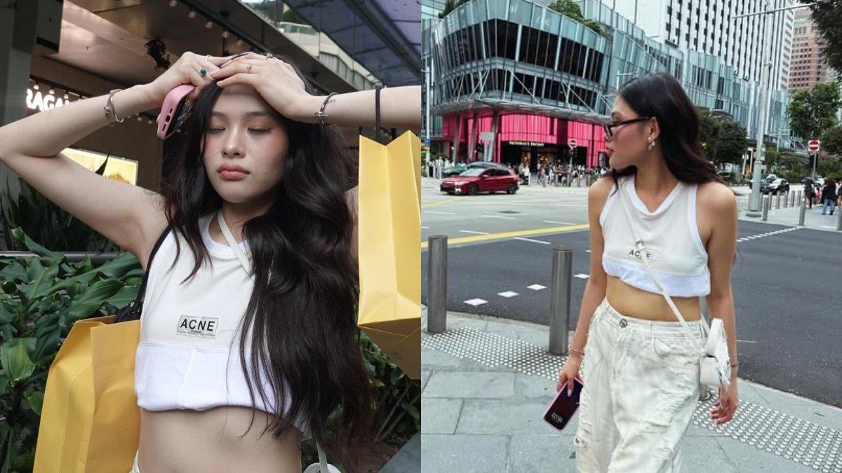 GAYA EDELYN - Gaya Edelyn Laos saat liburan ke Singapura diunduh dari Instagram (25/4/2025). Edelyn Laos merupakan putri dari gubernur Maluku Utara Sherly Tjoanda.