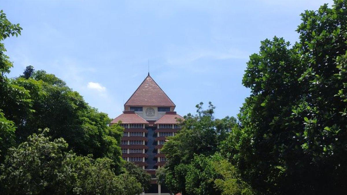 Gedung Rektorat Universitas Indonesia, Depok, Jawa Barat.