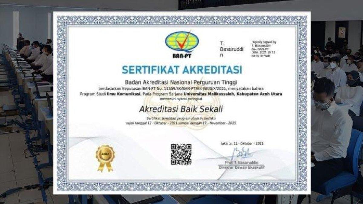 Ilustrasi akreditasi kampus.