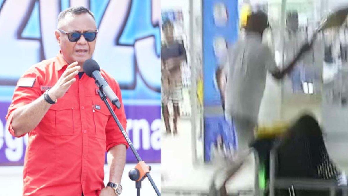ILUSTRASI! Anggota DPRD fraksi PDIP Kabupaten Halmahera Tengah ngamuk di dalam minimarket, ini penyebabnya.