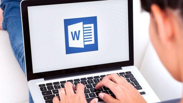 Ilustrasi aplikasi Microsoft Word.