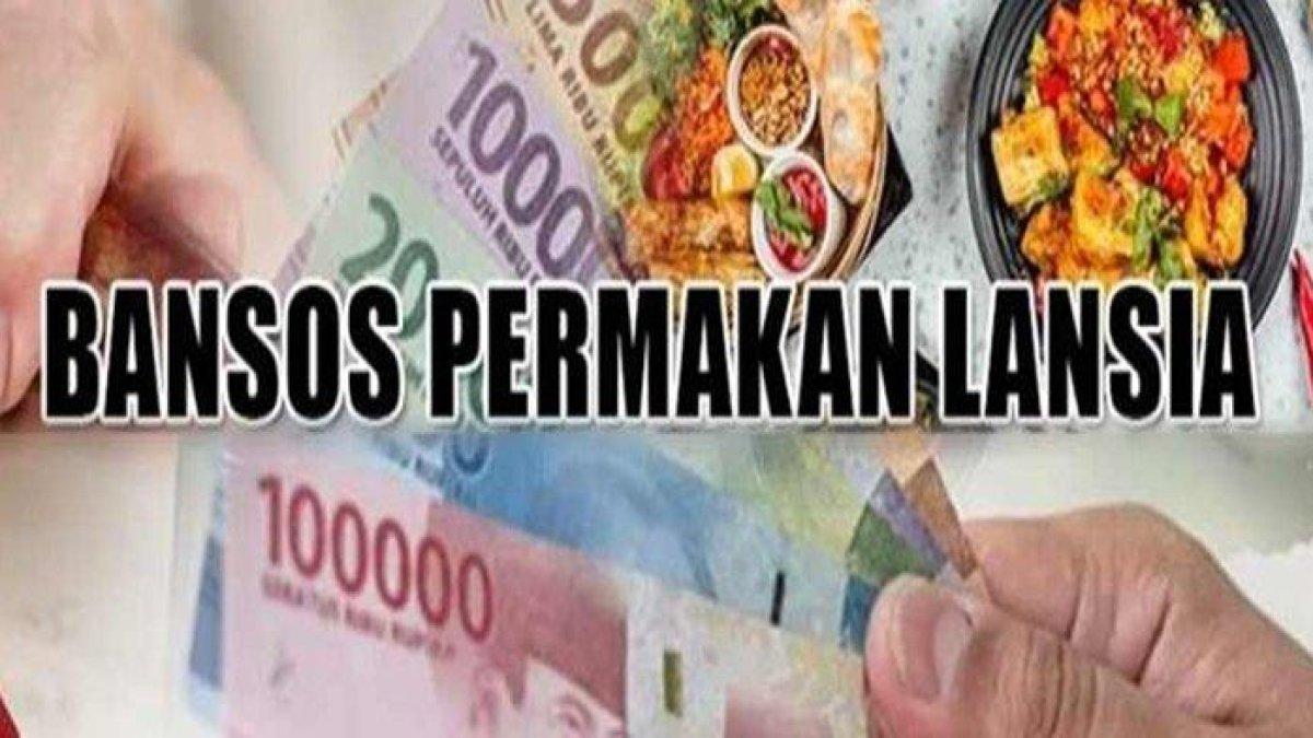 Ilustrasi Bansos Permakanan lansia.
