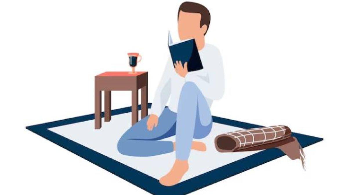 Ilustrasi belajar Bahasa Arab