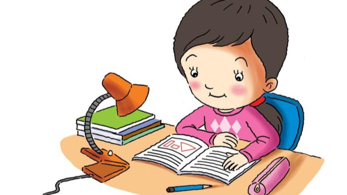 Ilustrasi belajar siswa SD.