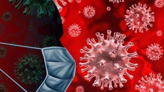 Ilustrasi terpapar virus corona