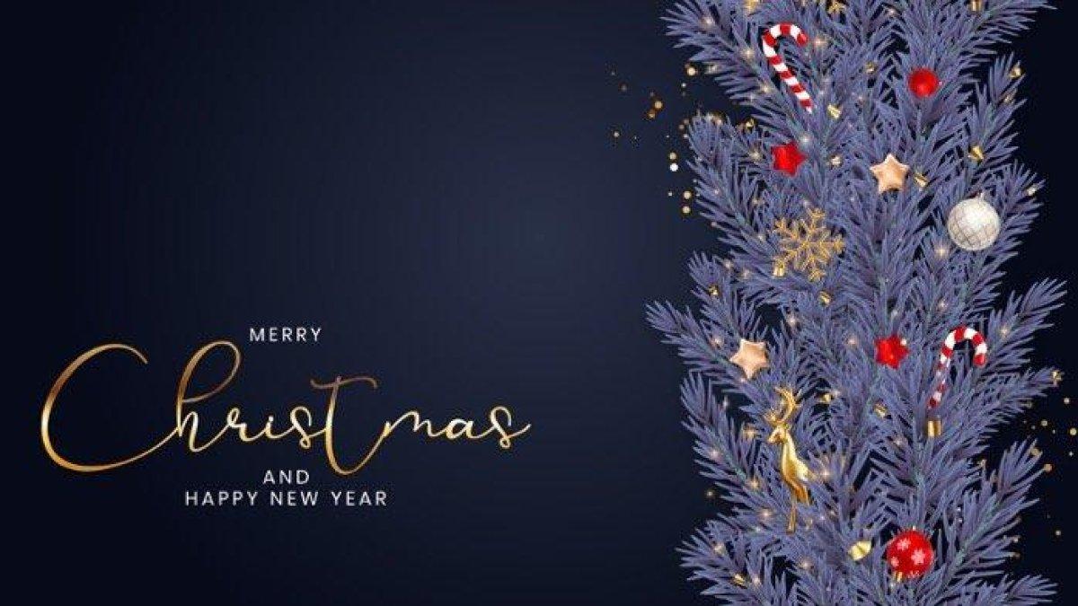 Ilustrasi gambar ucapan selamat Natal 2022.