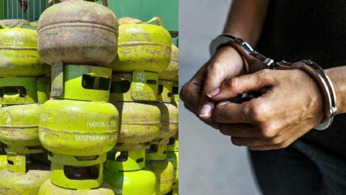 ILUSTRASI pencuri tabung gas ditangkap