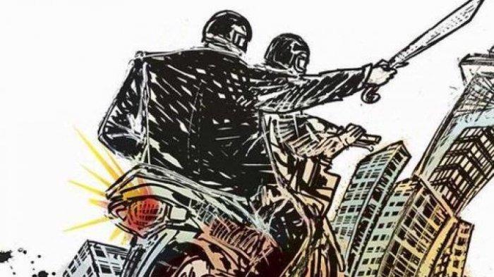 Ilustrasi geng motor