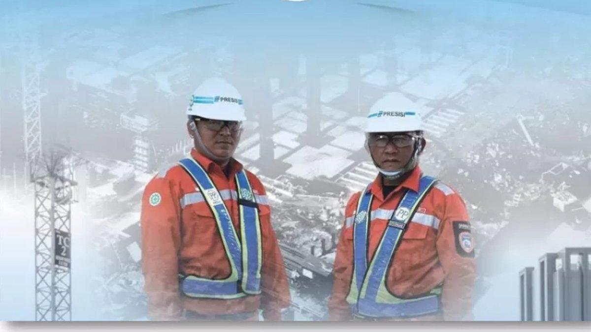 Ilustrasi pekerja PT PP Presisi.