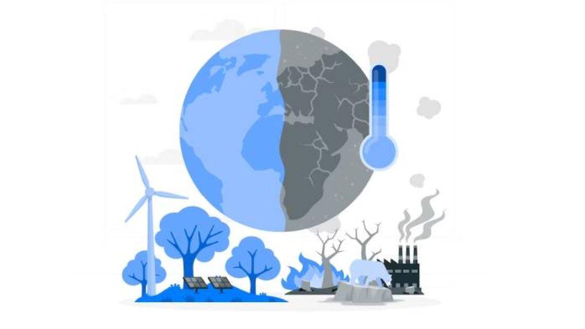 Ilustrasi pemanasan global