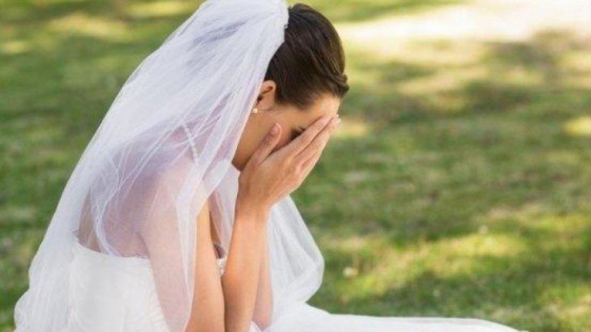 ILUSTRASI pengantin wanita menyesali telah menggagalkan pernikahannya.