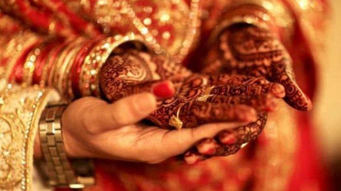 Ilustrasi pernikahan di India