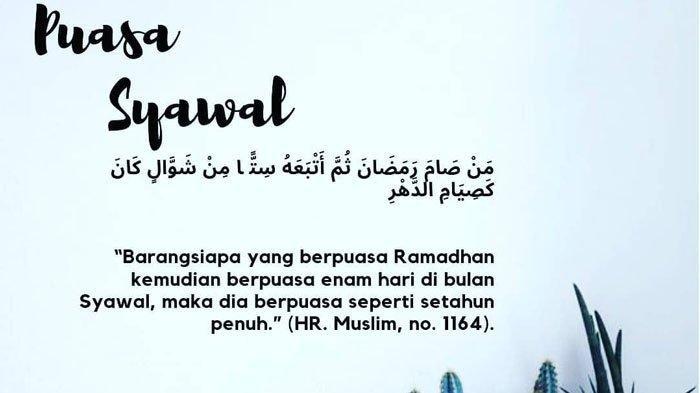 NIAT PUASA SYAWAL - Ilustrasi. Niat Puasa Syawal dan ketentuannya