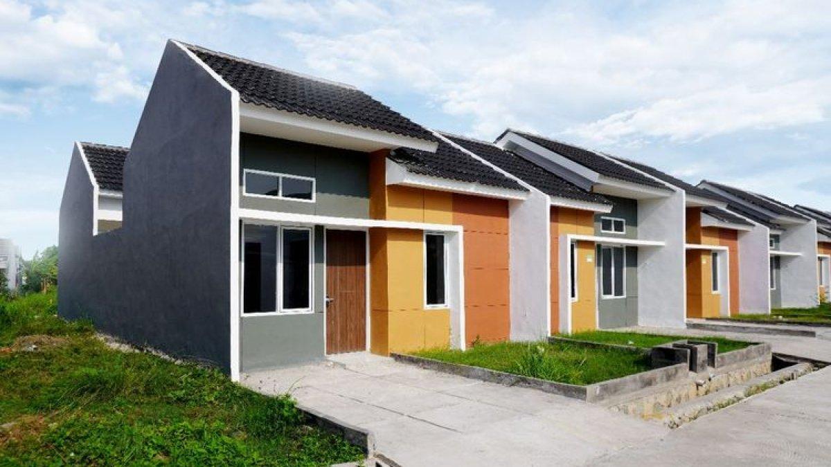 Rumah subsidi di kawasan Puri Harmoni Muktiwari, Cibitung, Bekasi.