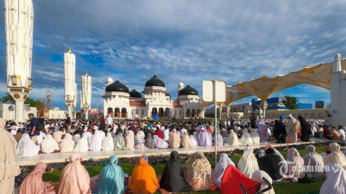 Ilustrasi sholat Idul Adha 2023/1444 Hijirah.
