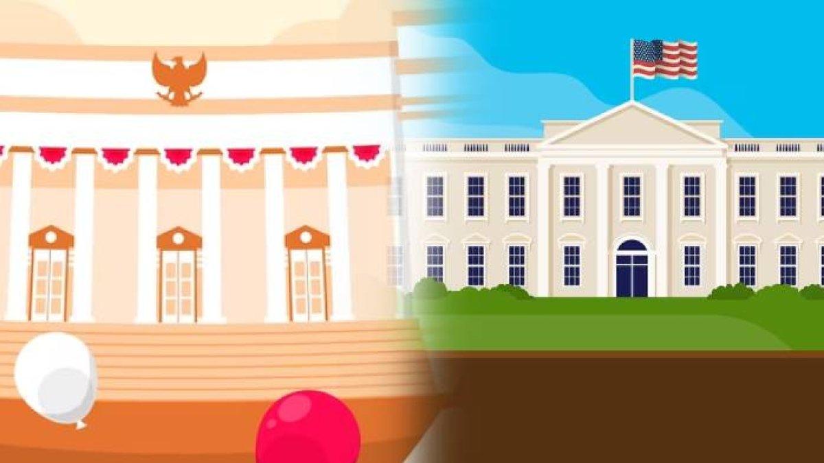 Ilustrasi sistem pemerintahan presidensial dan Amerika Serikat