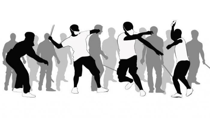 Ilustrasi tawuran