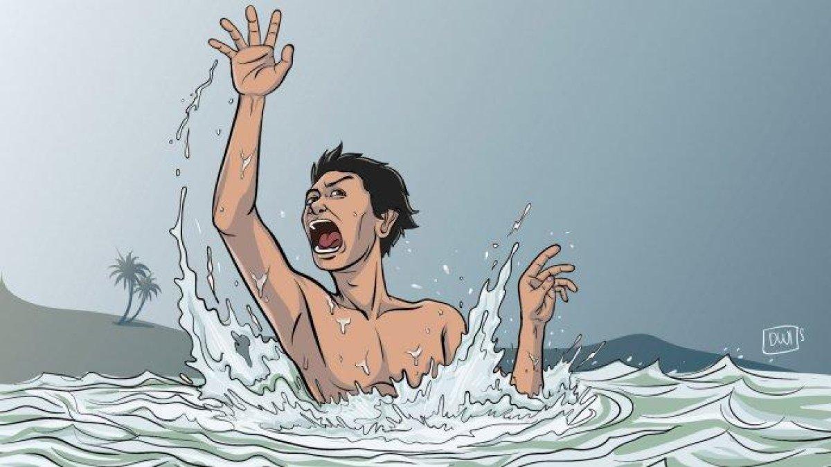 ILUSTRASI tenggelam