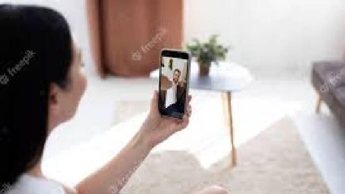 Ilustrasi video call
