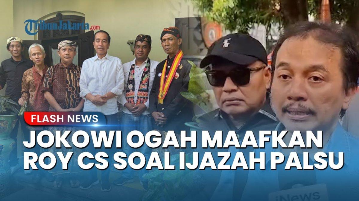 POLEMIK IJAZAH JOKOWI - Capture YouTube Tribun Jakarta soal Jokowi tak mau memaafkan Roy Suryo cs. Terungkap ini perkara yang membuat Roy Suryo dan Dokter Tifa sulit lolos dari jeratan hukum
